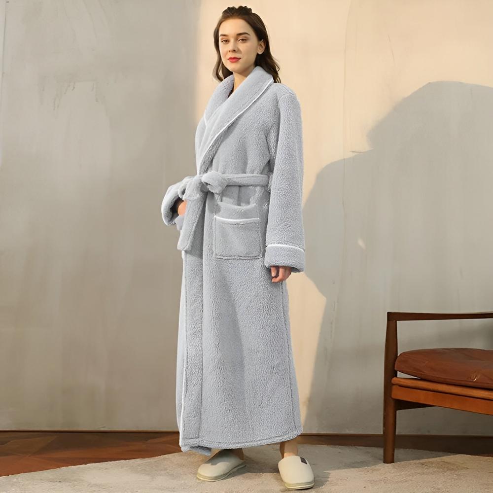 Unisex Bathrobe | Dressing Gown-Bathrobe-Lightsnest