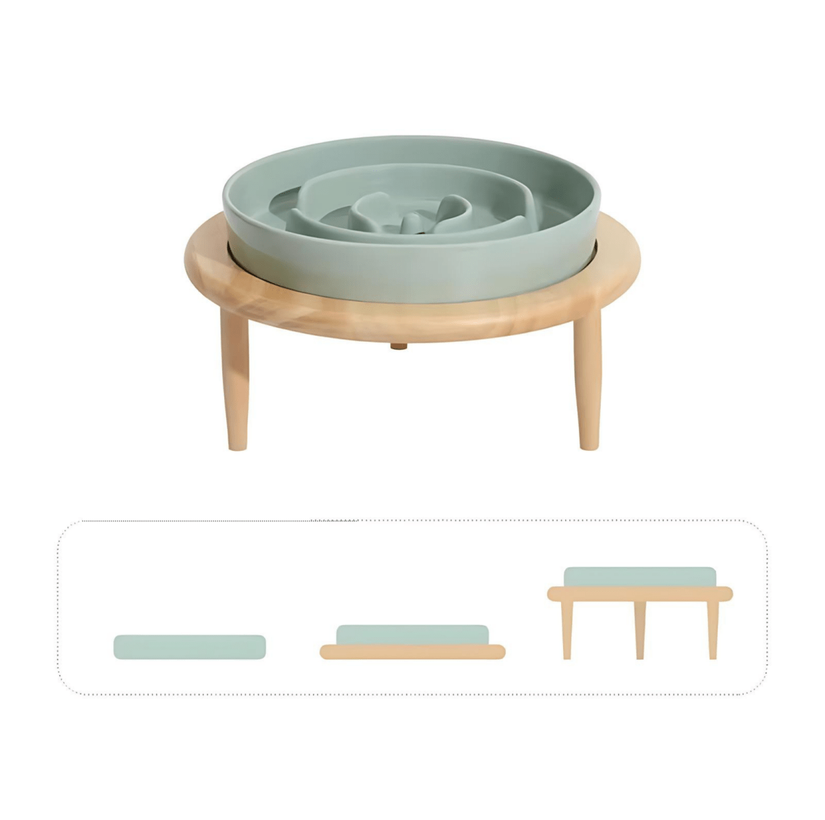 Pet Bowl | Elevated Raised Dog Bowls-Pet Bowl-Lightsnest