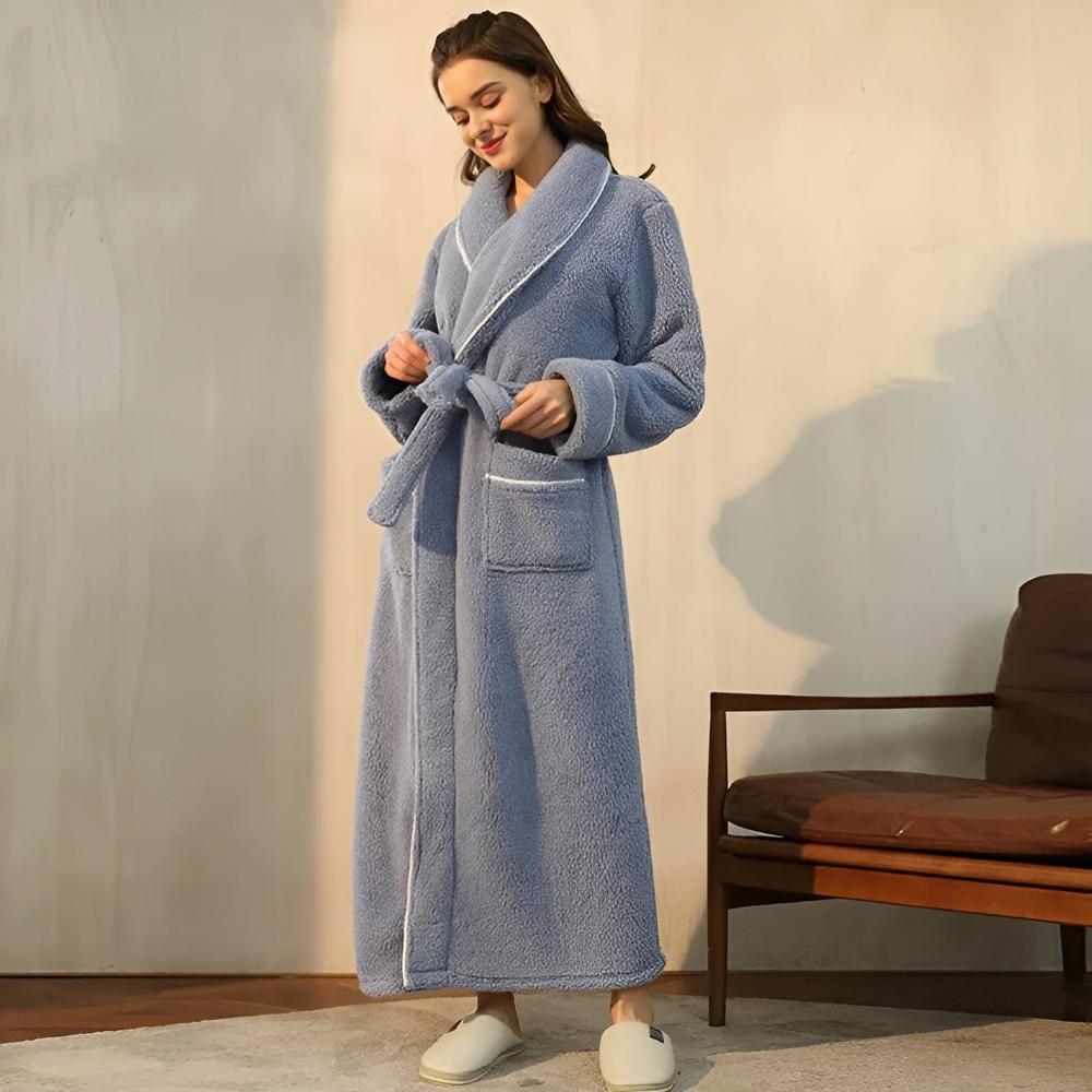 Unisex Bathrobe | Dressing Gown-Bathrobe-Lightsnest