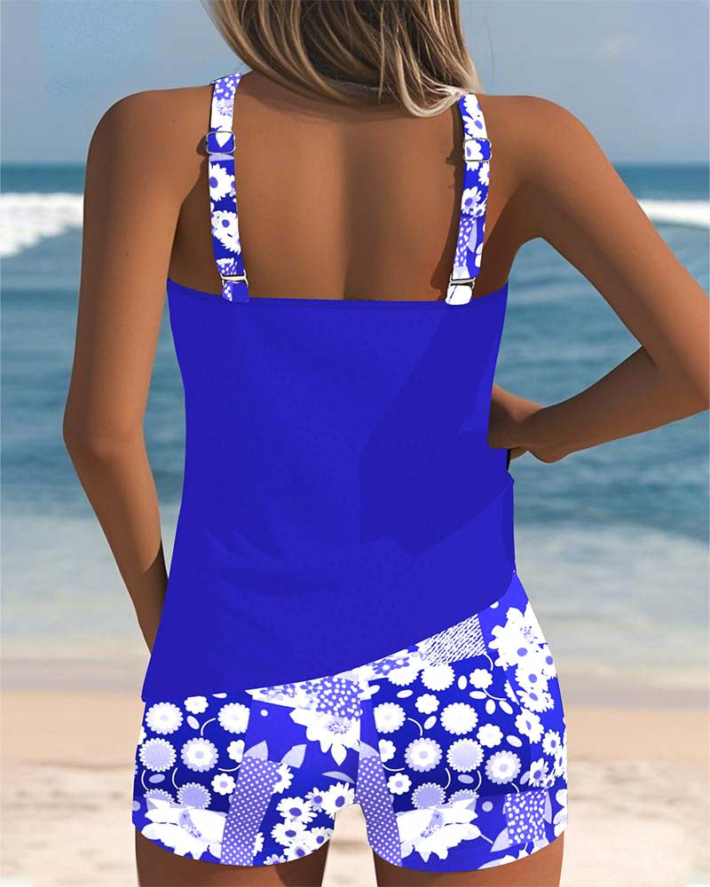 Women Swimsuit | Tankini With Shorts-Women Swimsuit-Lightsnest