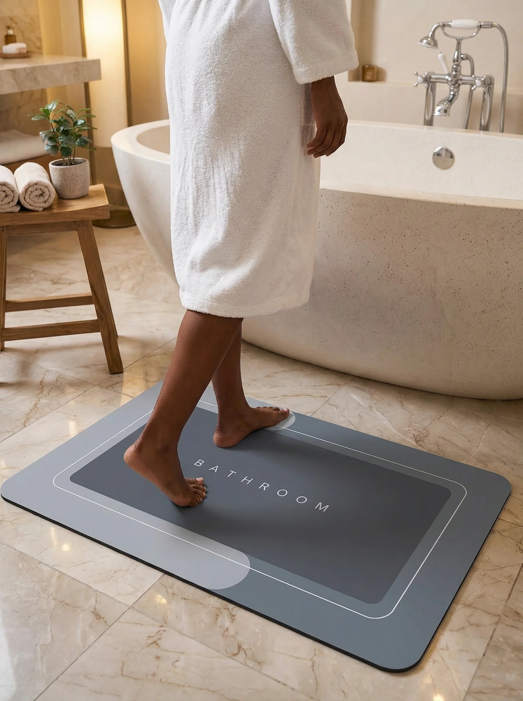 Bath Mat | Non Slip Shower Mat-Bathroom Mat-Lightsnest