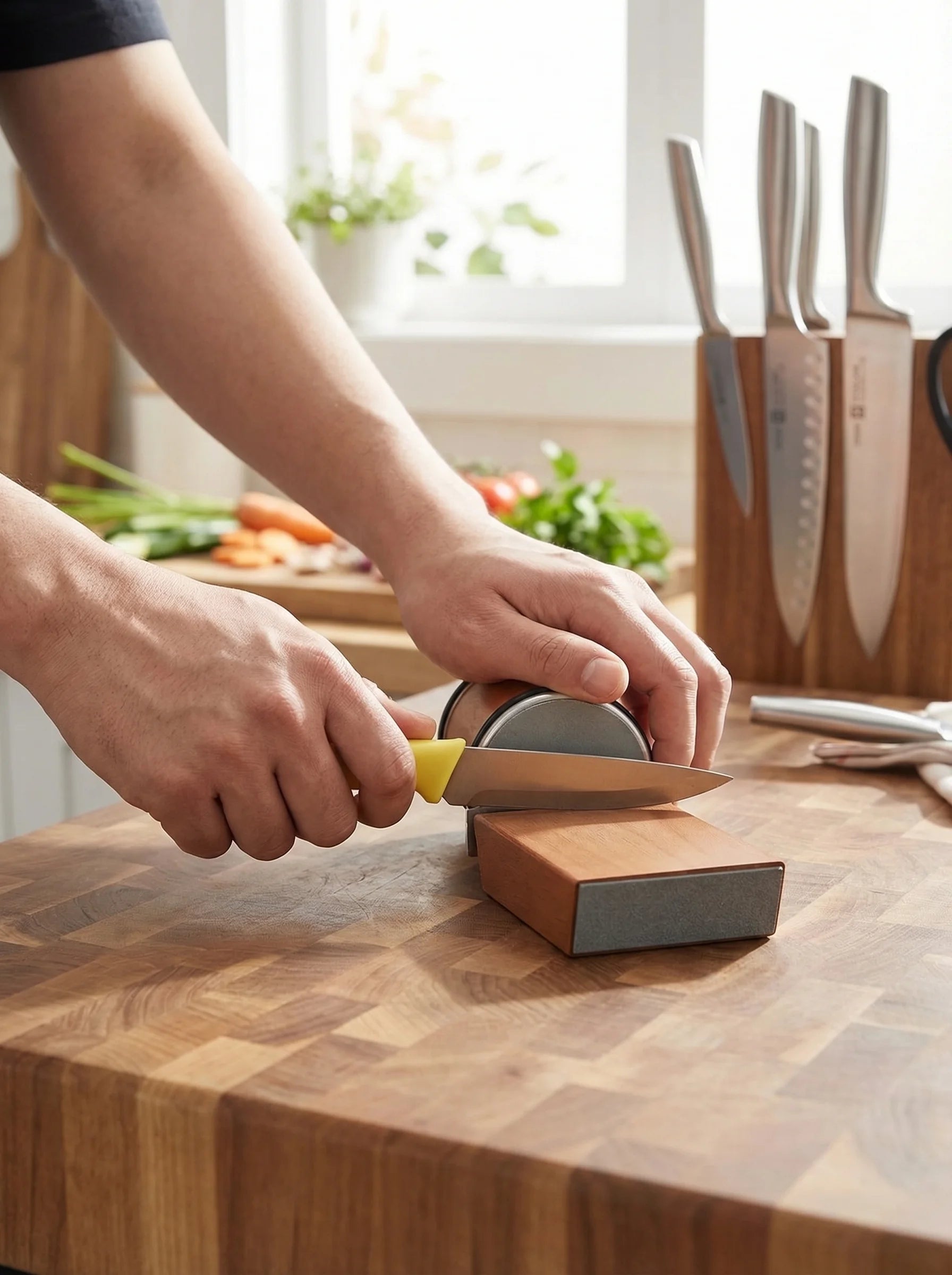 Professional Knife Sharpener | Diamond Knife Sharpener-Knife Sharpener-Lightsnest