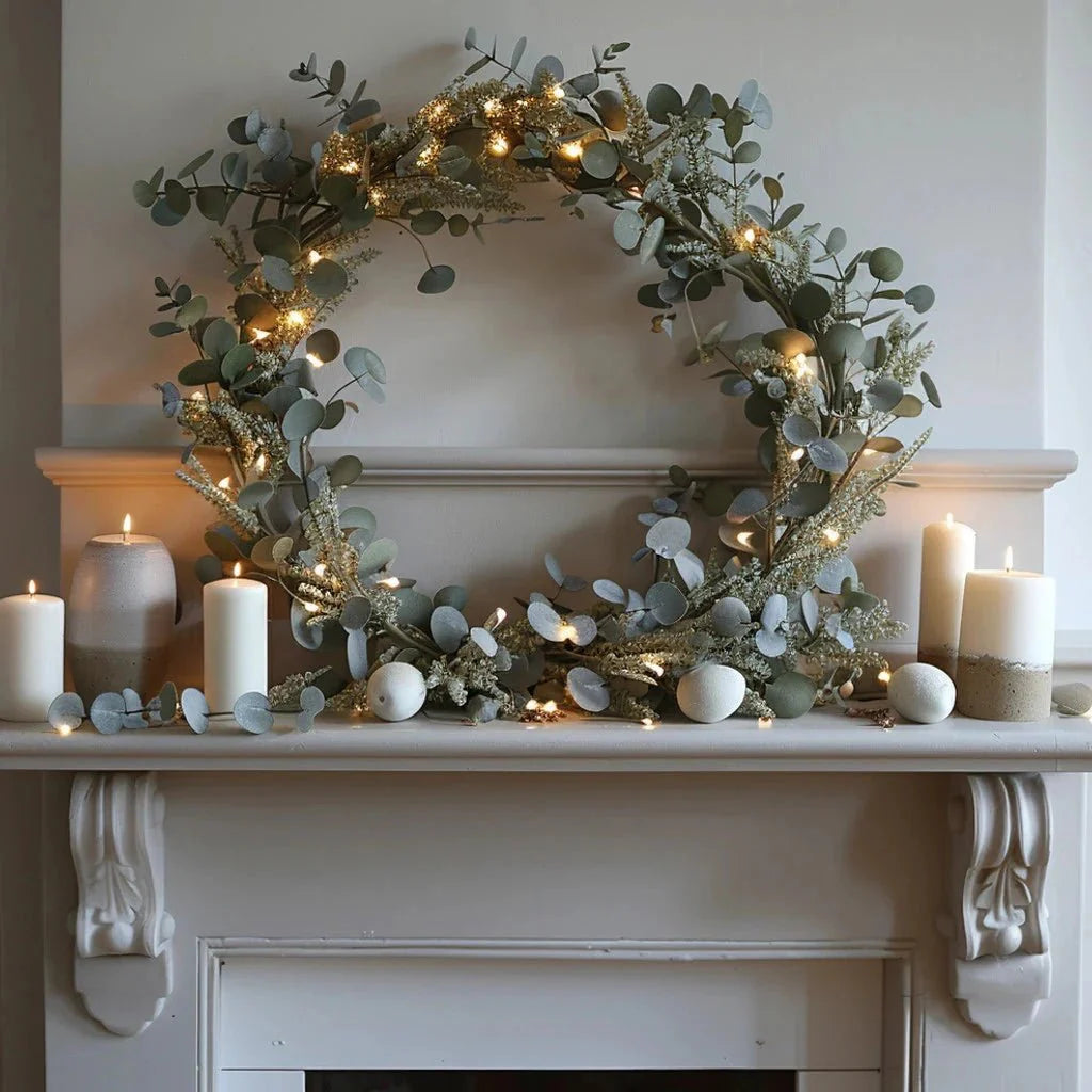Garland With Lights | Greenery Lights-Garland-Lightsnest