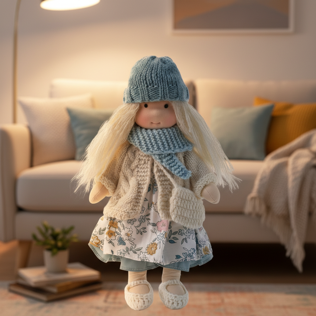 Waldorf Doll | Rag Doll Toys For Girls-Doll-Lightsnest