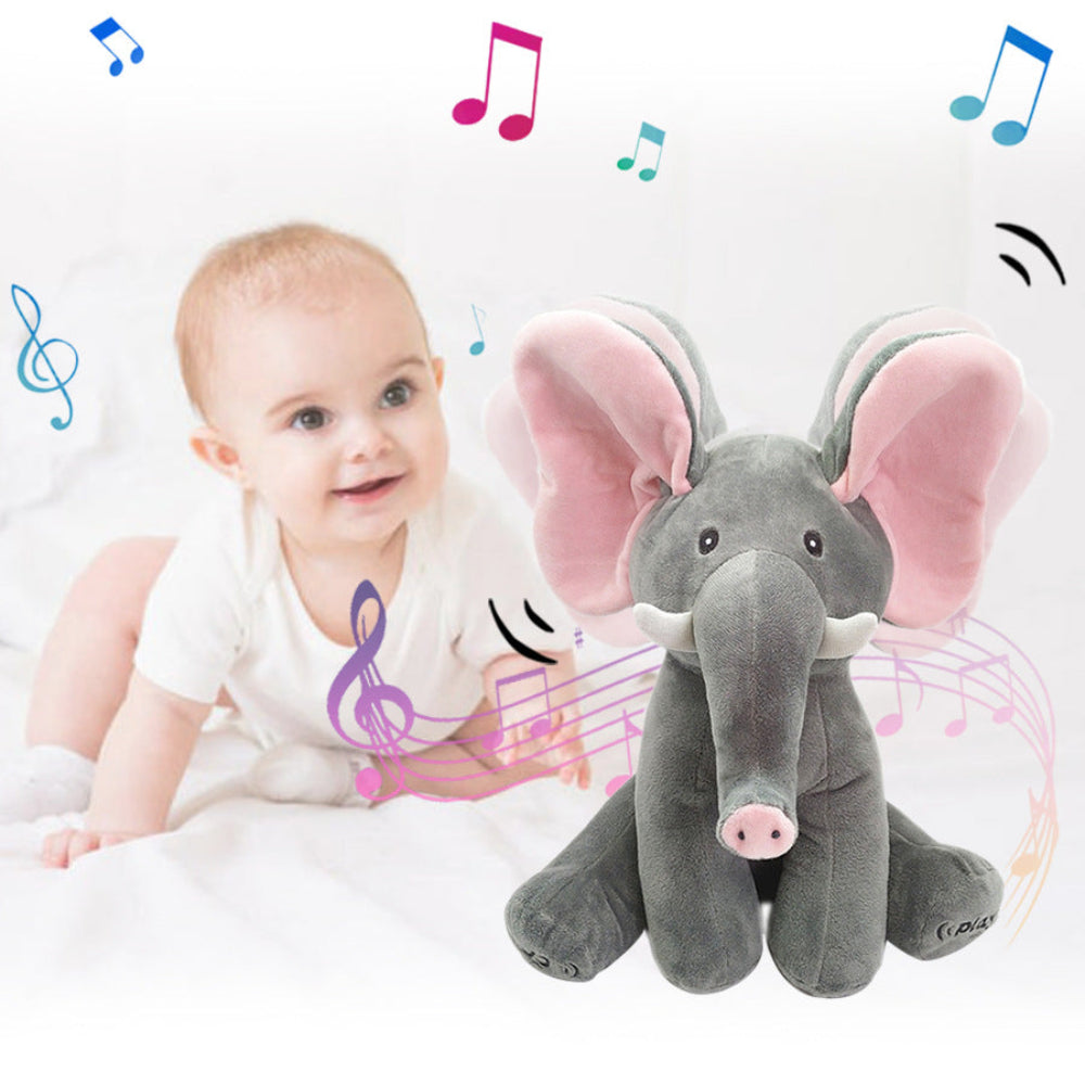 Elephant Toy | Interactive Weighted Plush-Plush Toy-Lightsnest