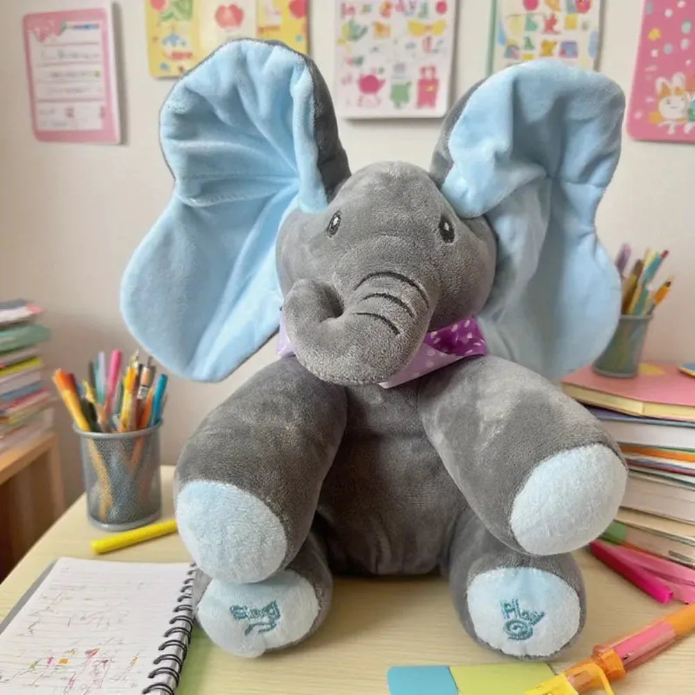 Elephant Toy | Interactive Weighted Plush-Plush Toy-Lightsnest