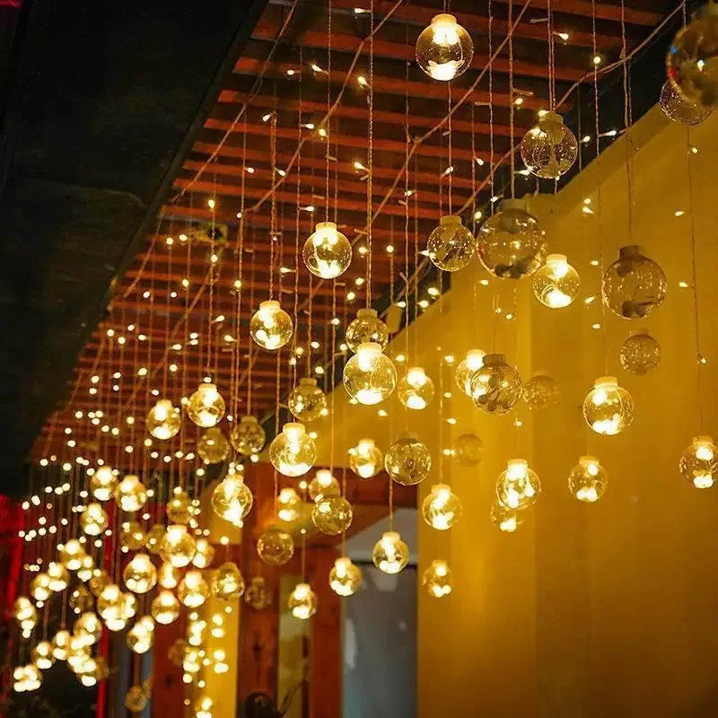 Outdoor Lights | Hanging Ball String Lights-Outdoor Lights-Lightsnest