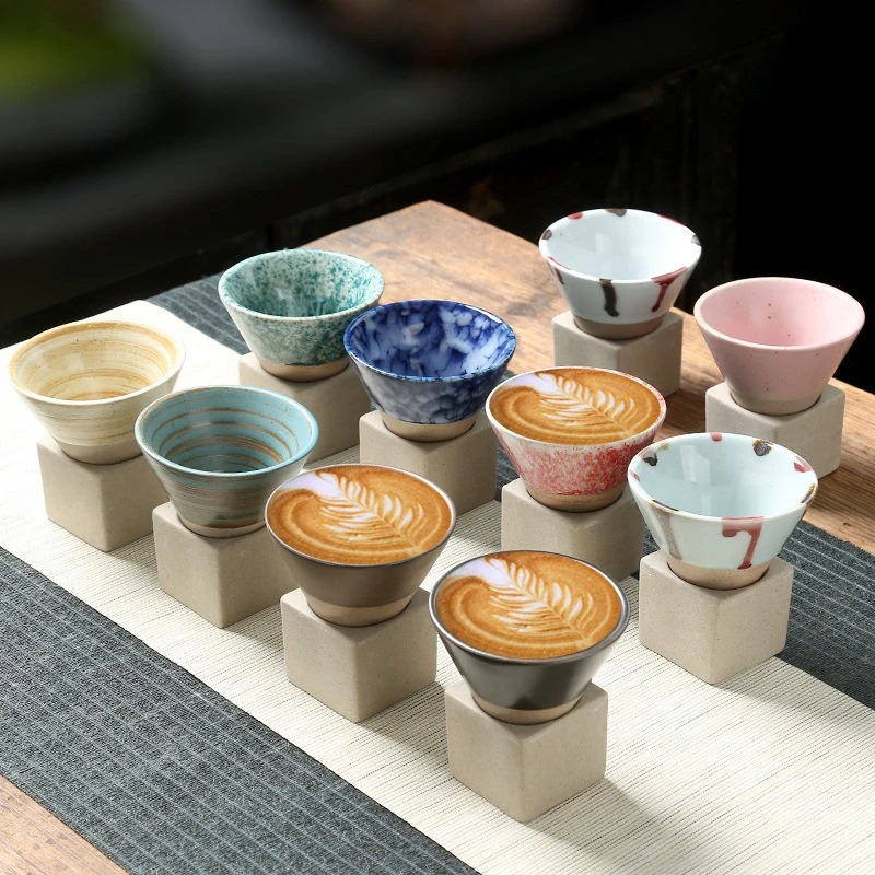 Japanese Espresso Cups | Ceramic Coffee Cups-Cup-Lightsnest