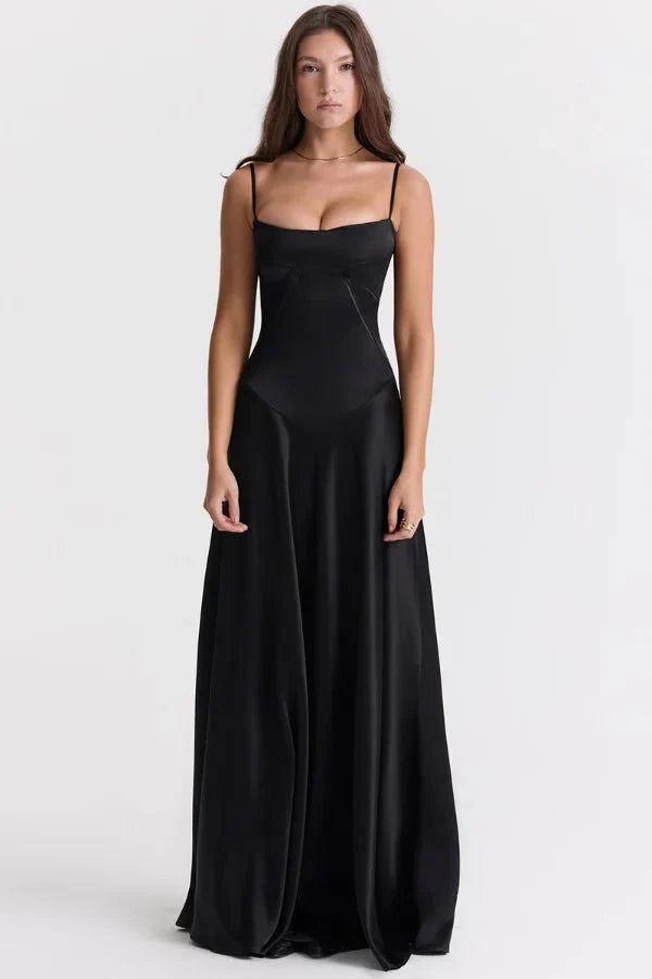 Women Dress | Elegant Evening Maxi Dress-Women Dress-Lightsnest