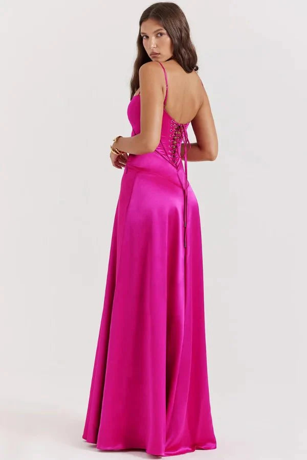 Women Dress | Elegant Evening Maxi Dress-Women Dress-Lightsnest