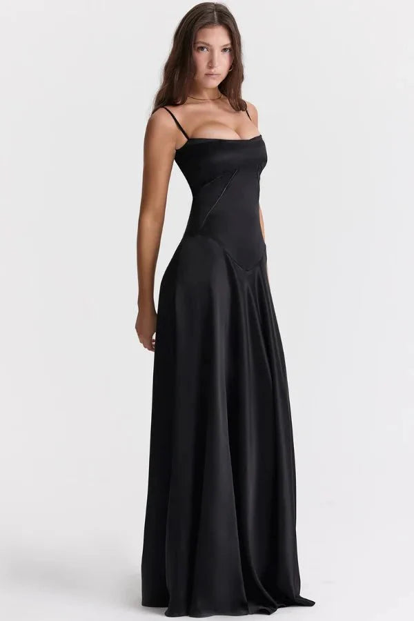 Women Dress | Elegant Evening Maxi Dress-Women Dress-Lightsnest