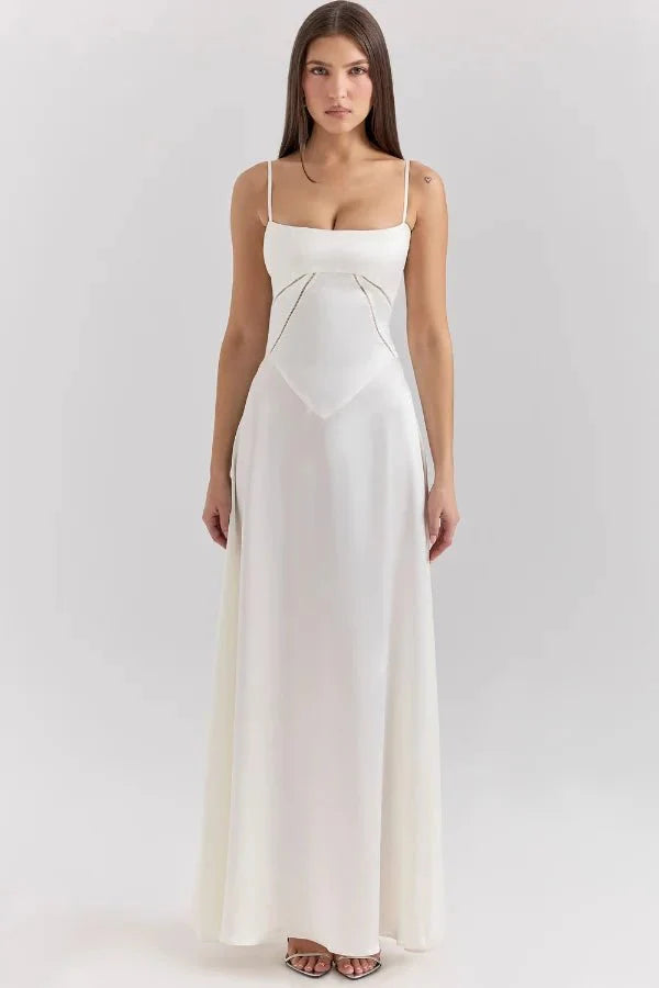 Women Dress | Elegant Evening Maxi Dress-Women Dress-Lightsnest