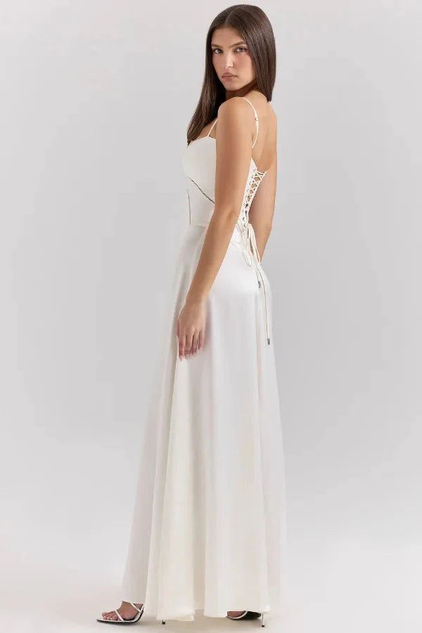 Women Dress | Elegant Evening Maxi Dress-Women Dress-Lightsnest