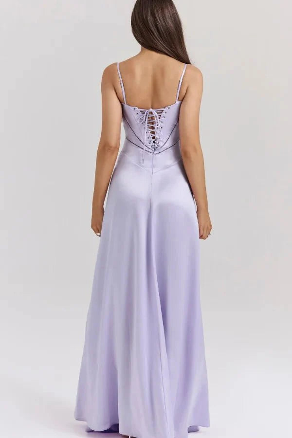 Women Dress | Elegant Evening Maxi Dress-Women Dress-Lightsnest