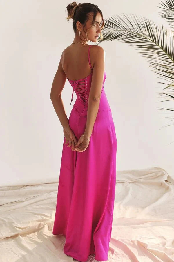 Women Dress | Elegant Evening Maxi Dress-Women Dress-Lightsnest