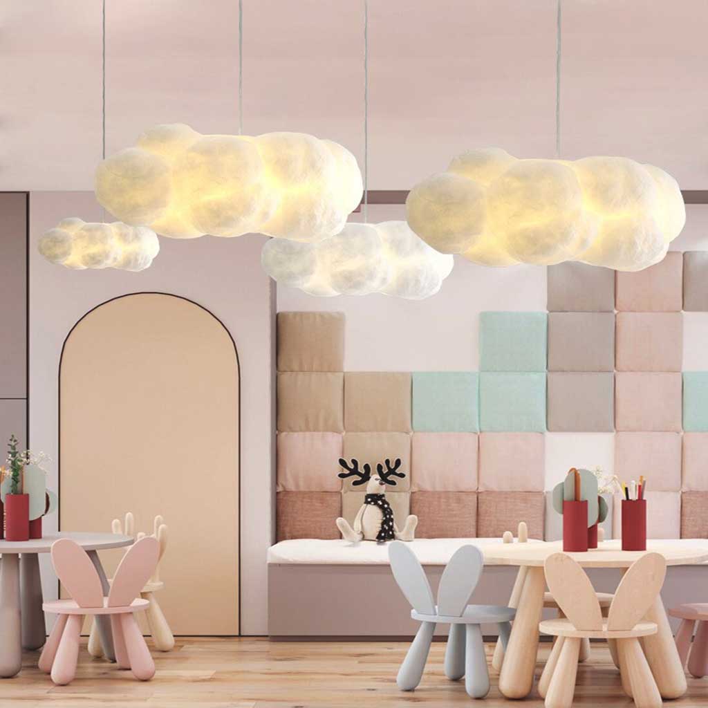Cloud Ceiling Light | Soft Glow Pendant Light-Ceiling Light-Lightsnest