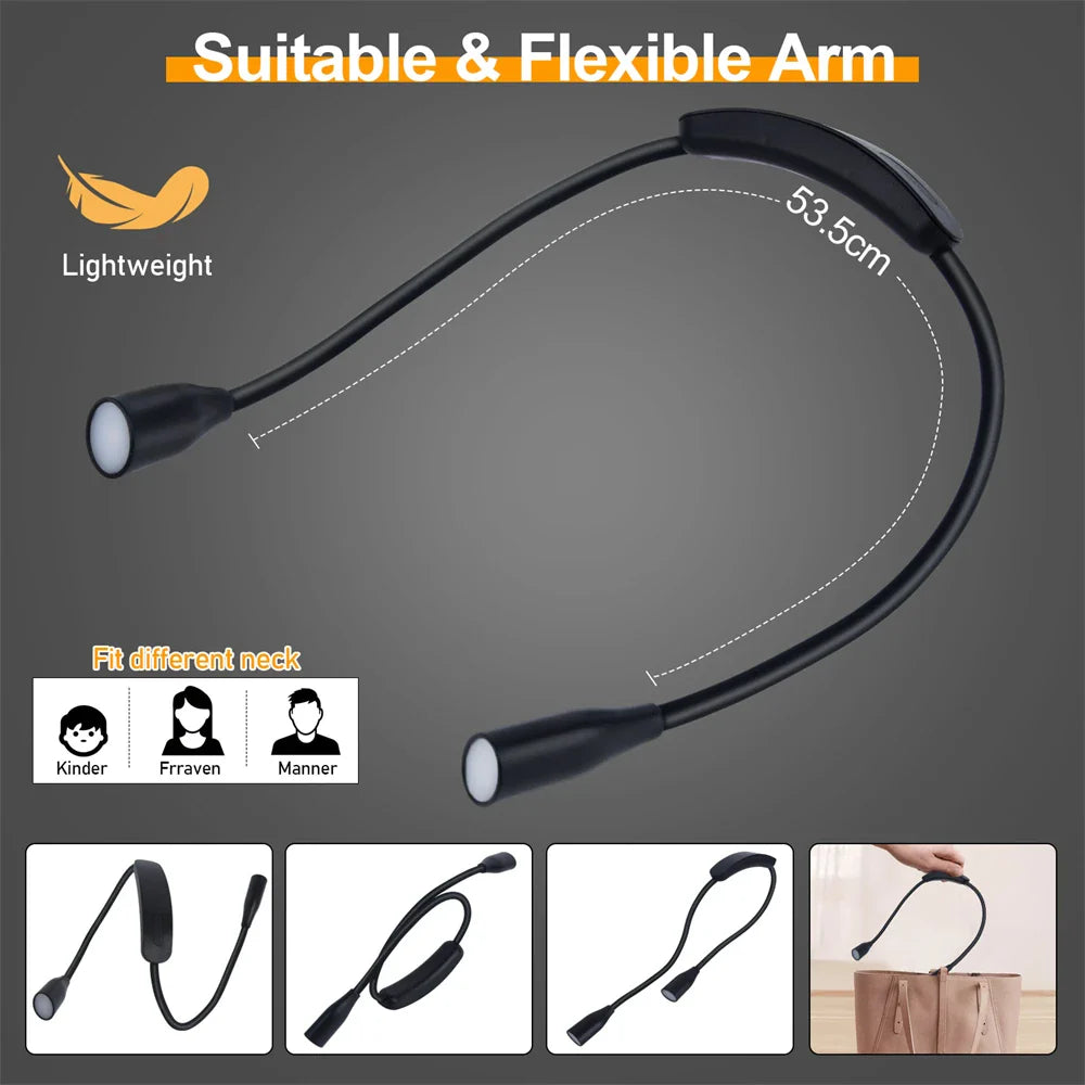 Reading Light | Neck Book Reading Light-Reading Light-Lightsnest