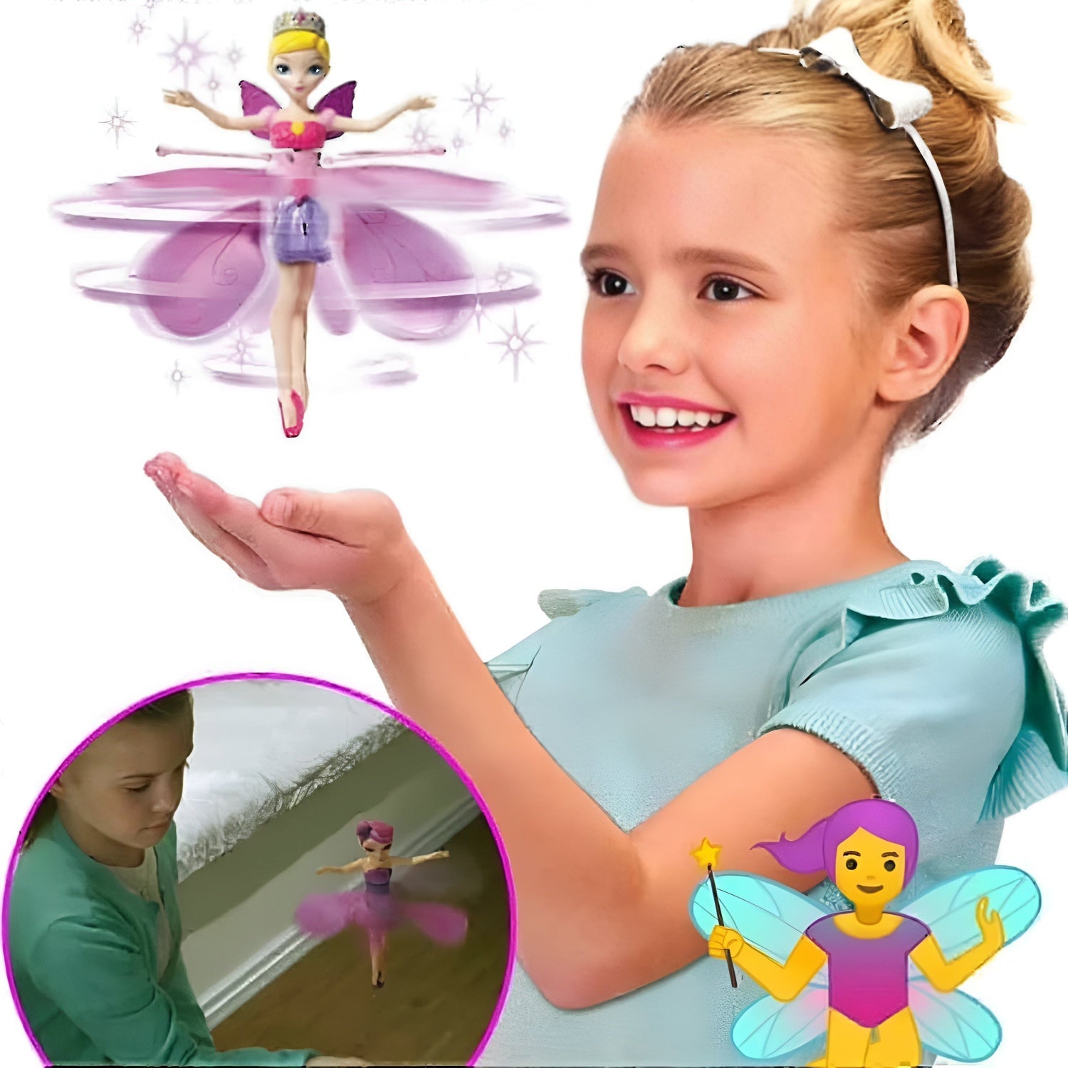 Flying Fairy Doll | Spinning Fairy Toy-Toy-Lightsnest