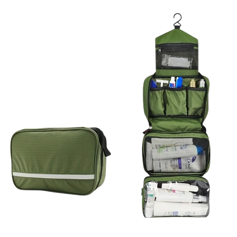 Foldable Toiletry Bag | Travel Bathroom Organizer-Organizer-Lightsnest
