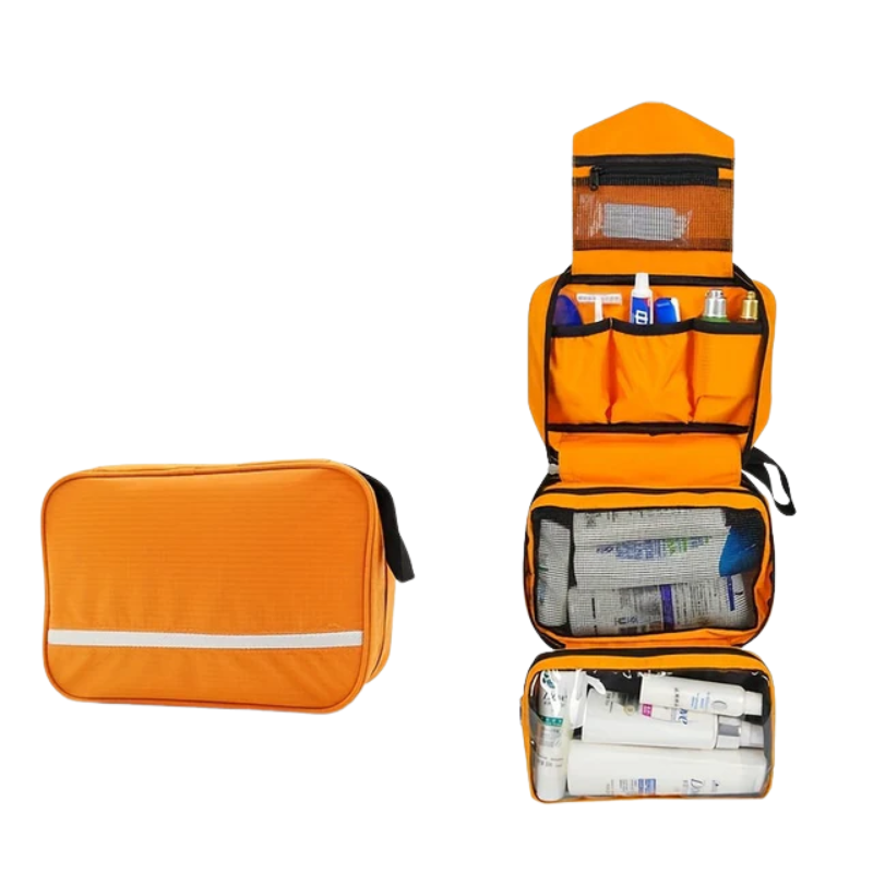 Foldable Toiletry Bag | Travel Bathroom Organizer-Organizer-Lightsnest