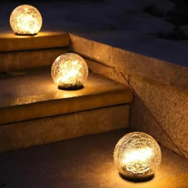 Outdoor Light | Solar Powered Orb-Outdoor Lights-Lightsnest
