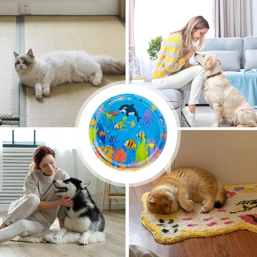 Sensory Water Mat | Interactive Pet Play Mat-Pets Play Mat-Lightsnest