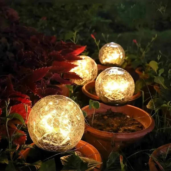 Outdoor Light | Solar Powered Orb-Outdoor Lights-Lightsnest