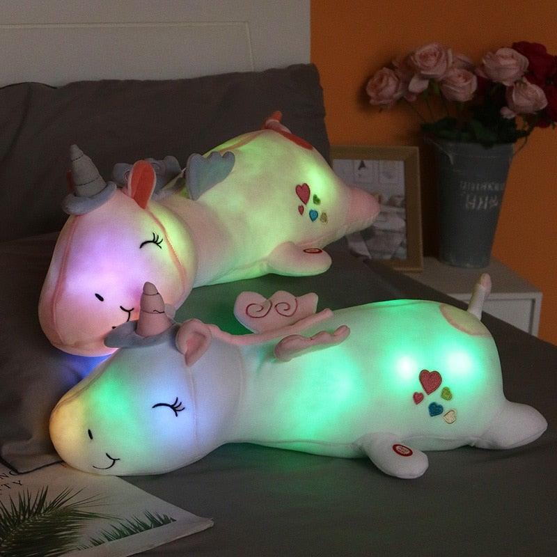 Unicorn Night Light | Unicorn Plush Toy-Toy-Lightsnest