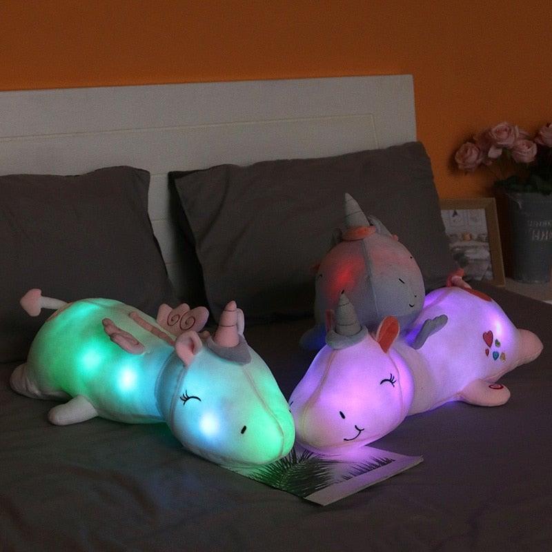 Unicorn Night Light | Unicorn Plush Toy-Toy-Lightsnest