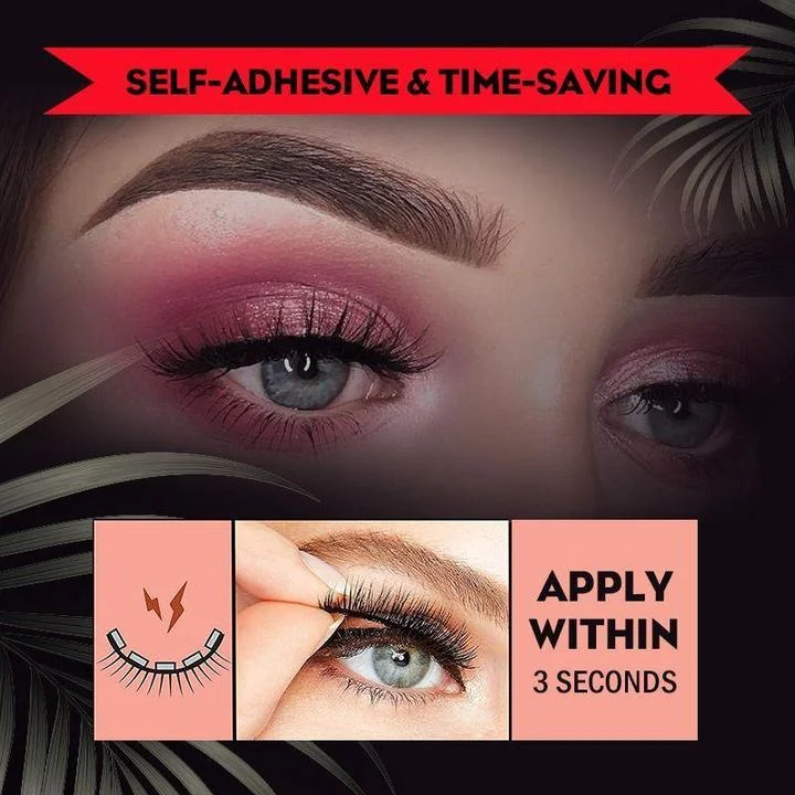 False Eyelashes | Glue On Fake Eyelashes-Fake Eyelashes-Lightsnest