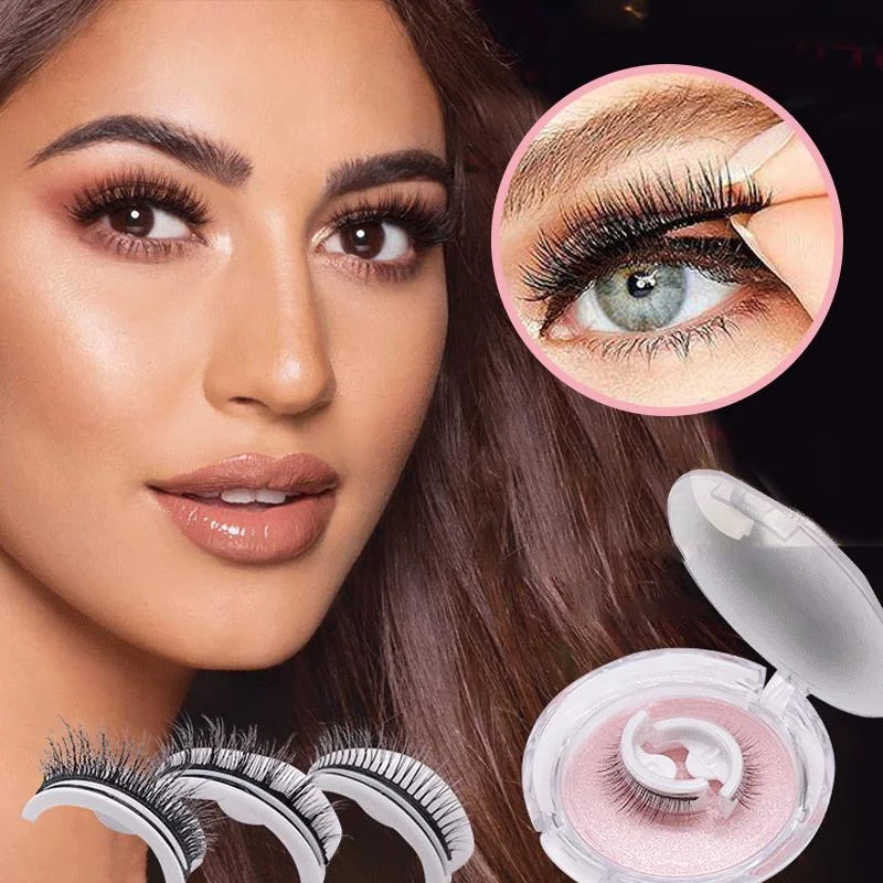 False Eyelashes | Glue On Fake Eyelashes-Fake Eyelashes-Lightsnest
