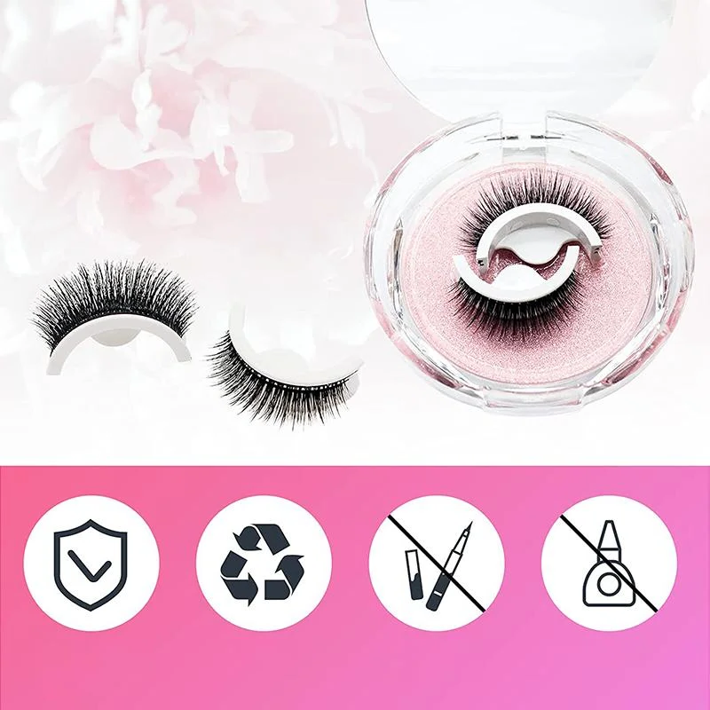 False Eyelashes | Glue On Fake Eyelashes-Fake Eyelashes-Lightsnest