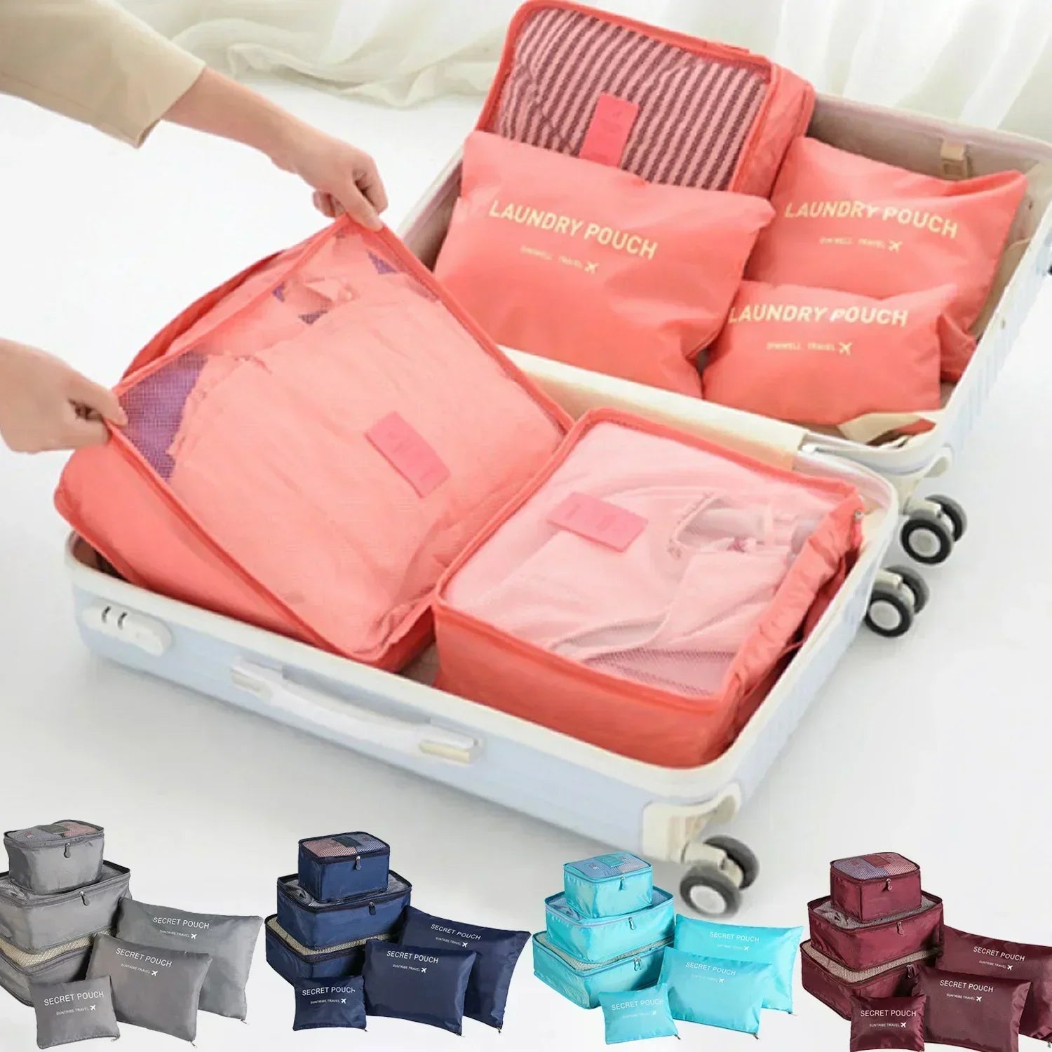 Packing Cubes | Travel Cubes Organiser-Organiser-Lightsnest