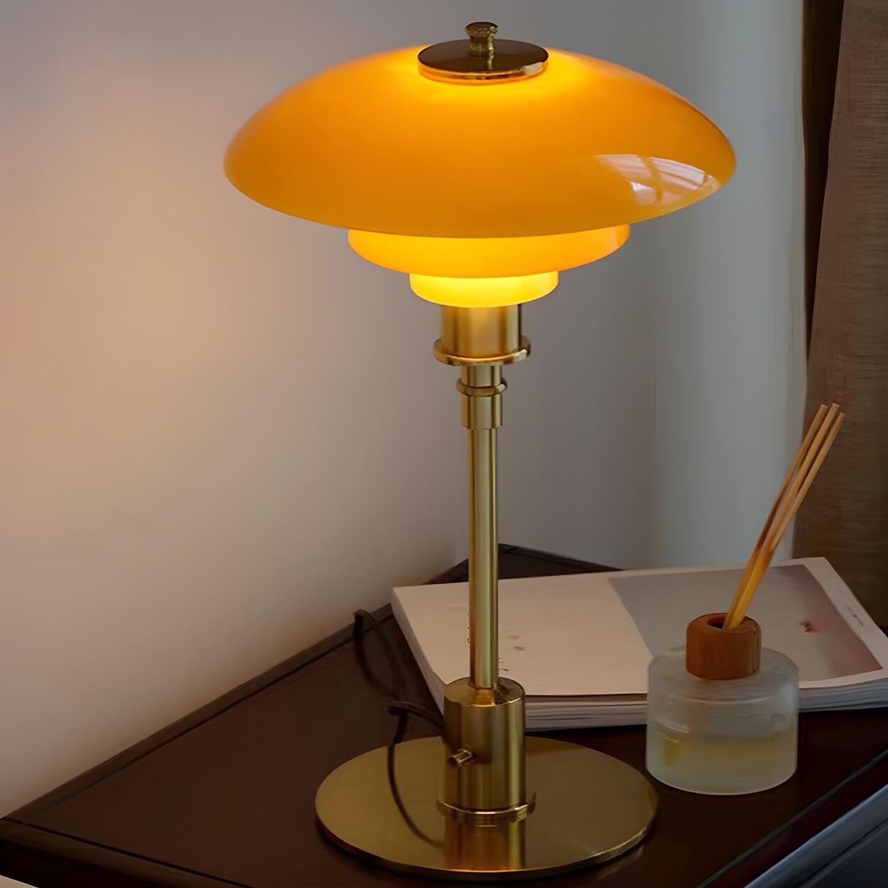 Table Lamp | Multi Layered Glass-Table Lamp-Lightsnest