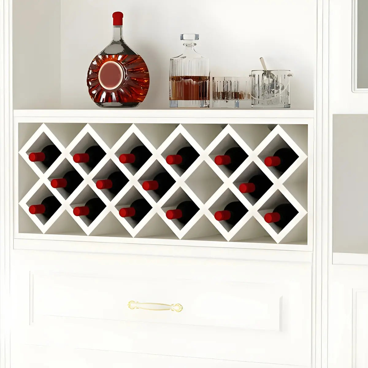 Stackable Wine Rack | Tabletop Bottle Storage-Wine Rack-Lightsnest