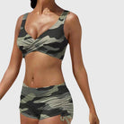 Women Swimsuit | Women Tankini Set With Shorts-Women Swimsuit-Lightsnest