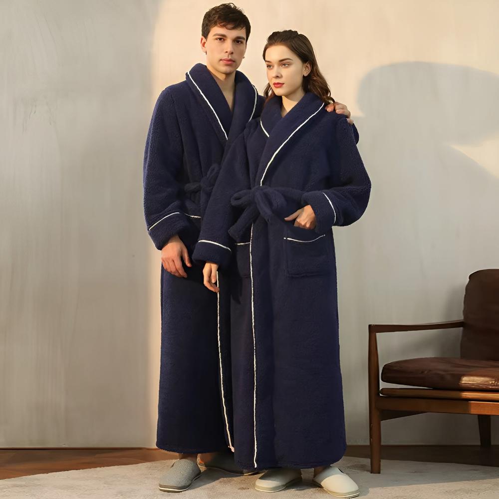 Unisex Bathrobe | Dressing Gown-Bathrobe-Lightsnest