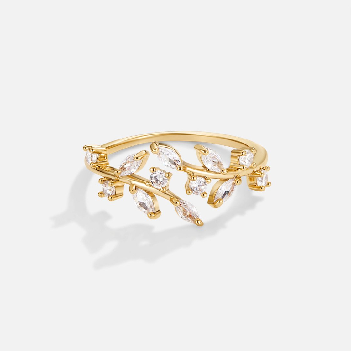 Leaf Ring | Nature Inspired Vine Ring-Ring-Lightsnest