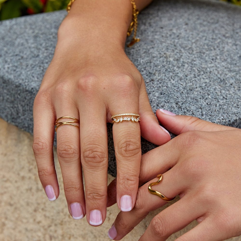 Floral Ring | Engagement Gift Ring-Ring-Lightsnest