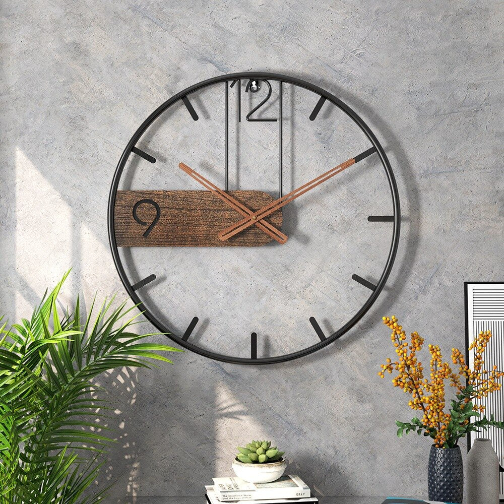 Wall Clock | Analog Clock For Living Room-Wall Clock-Lightsnest