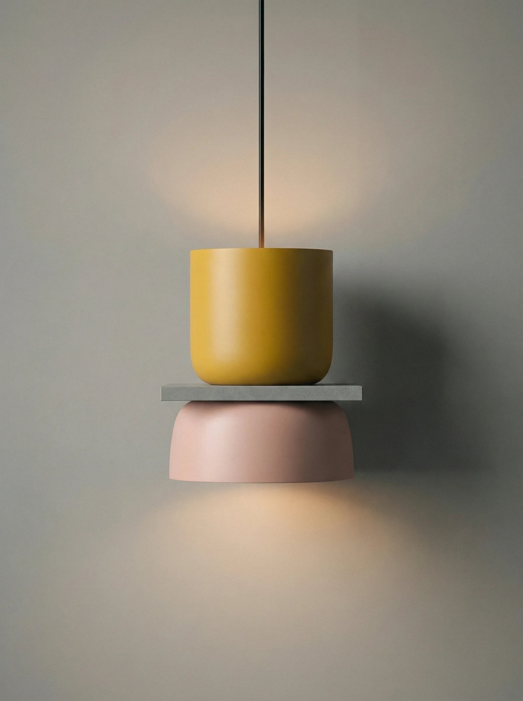 Pendant Light | Layered Shade Structure-Pendant Light-Lightsnest