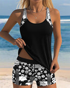 Women Swimsuit | Tankini With Shorts-Women Swimsuit-Lightsnest