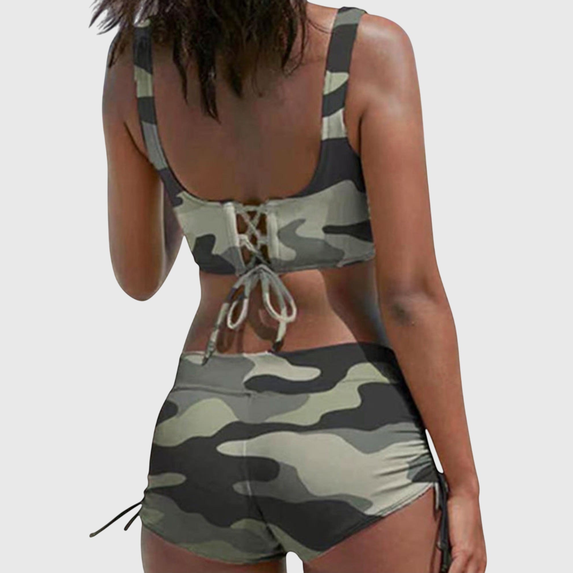 Women Swimsuit | Women Tankini Set With Shorts-Women Swimsuit-Lightsnest