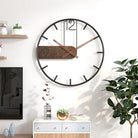 Wall Clock | Analog Clock For Living Room-Wall Clock-Lightsnest