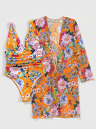 Women Swimsuit | Floral Swimsuit Cover Up-Women Swimsuit-Lightsnest