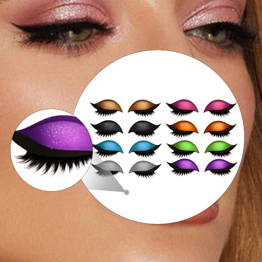 Sticker Eyeliner | Glitter False Eyeliner-Sticker Eyeliner-Lightsnest