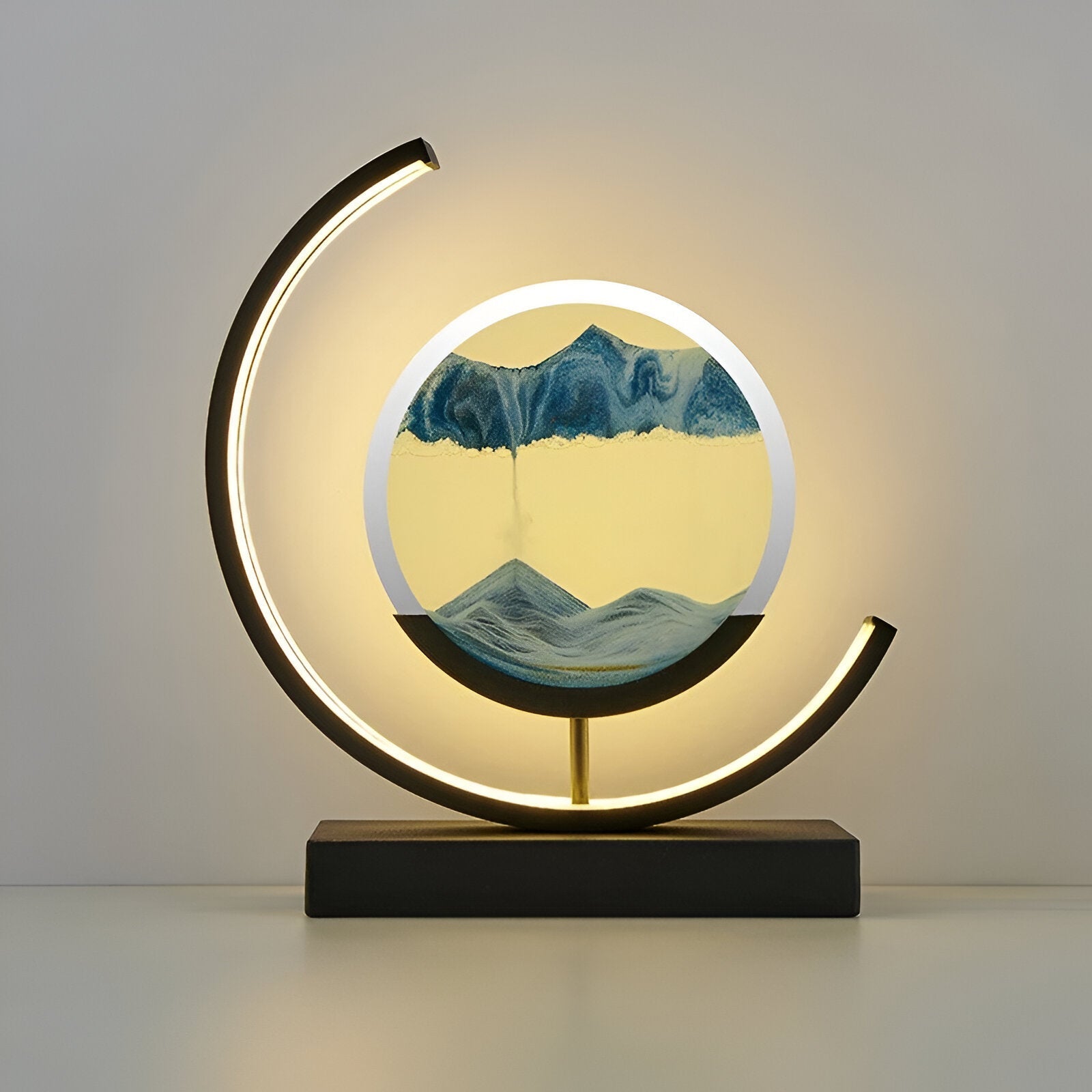 Sand Lamp | Art Deco Lighting-Table Lamp-Lightsnest