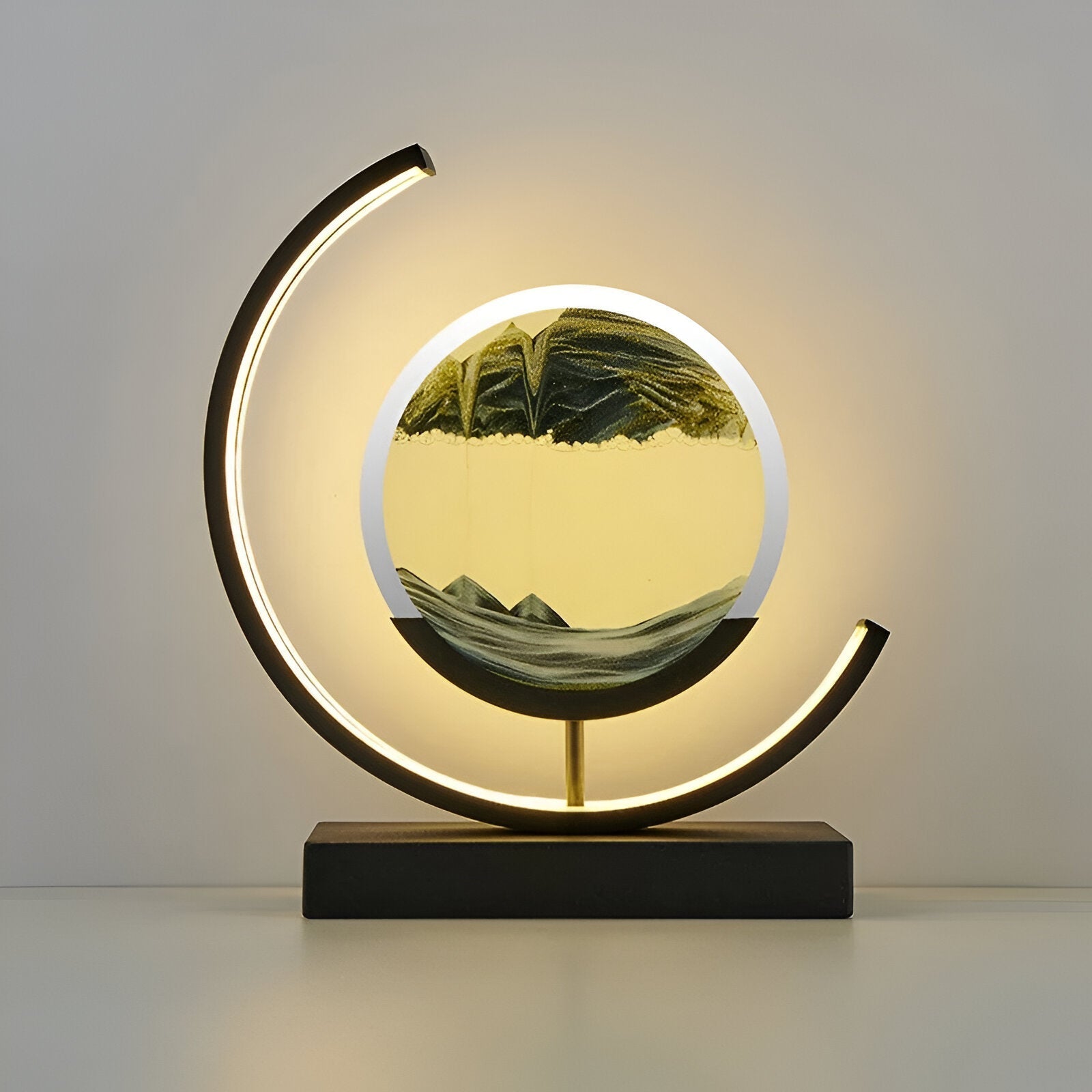 Sand Lamp | Art Deco Lighting-Table Lamp-Lightsnest