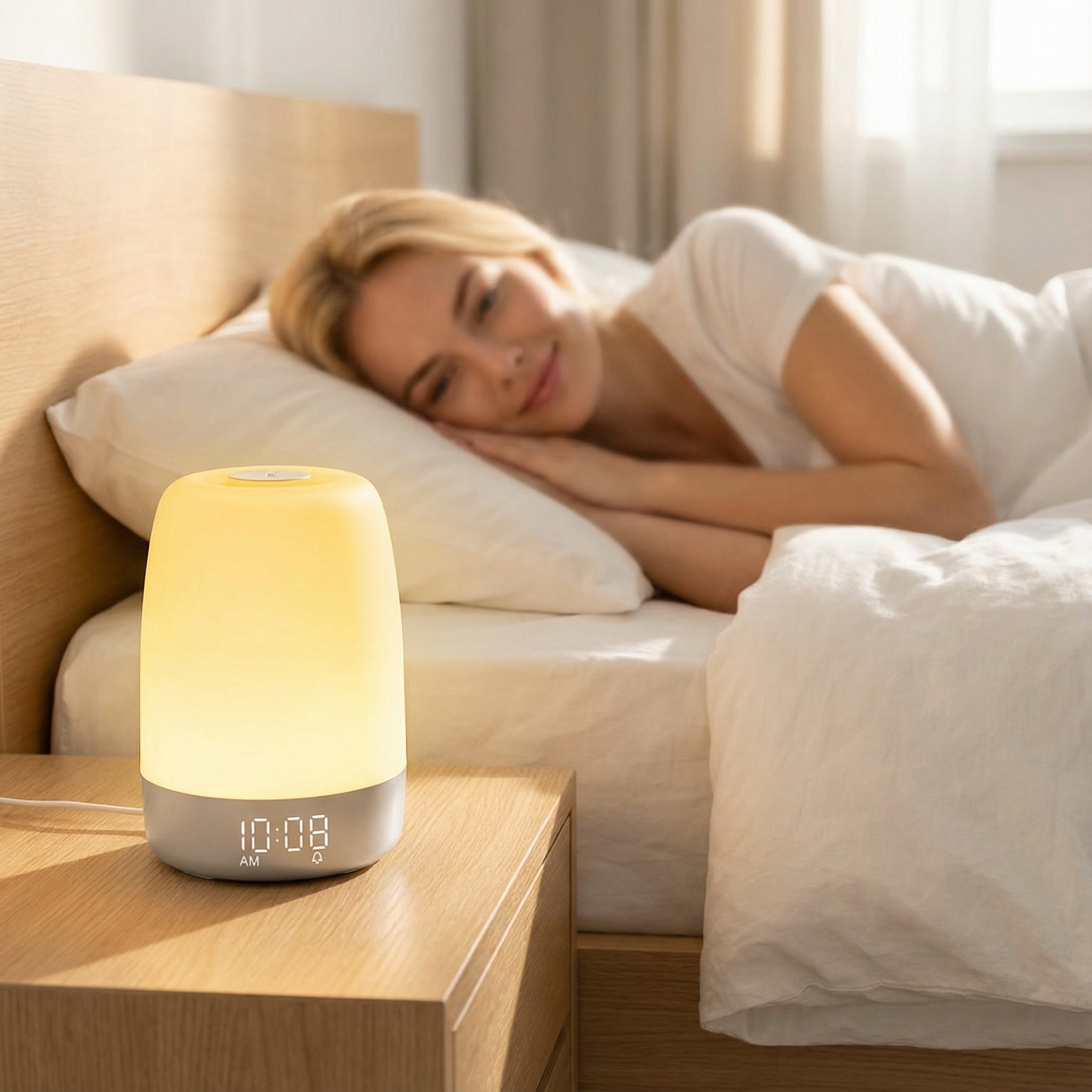 Wake-Up Light Alarm Clock | Smart Night Light-Alarm Clock-Lightsnest