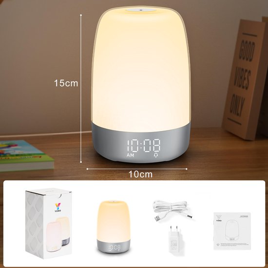 Wake-Up Light Alarm Clock | Smart Night Light-Alarm Clock-Lightsnest
